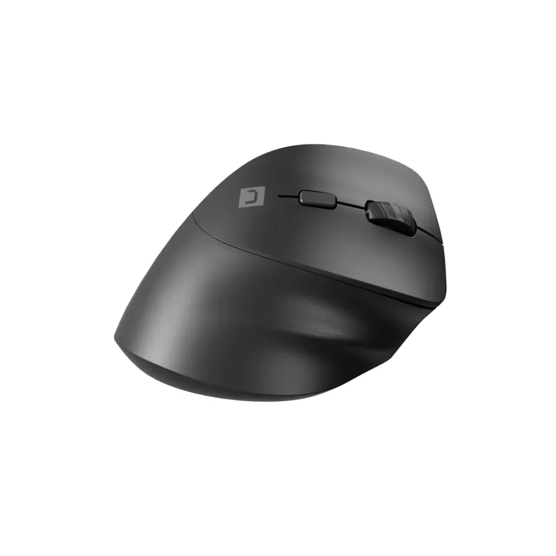 Draadloze optische muis NATEC CRAKE 2 — Bluetooth 5.2, 2400 DPI, 6 knoppen, rechtshandig, zwart