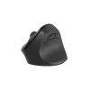 Draadloze optische muis NATEC CRAKE 2 — Bluetooth 5.2, 2400 DPI, 6 knoppen, rechtshandig, zwart