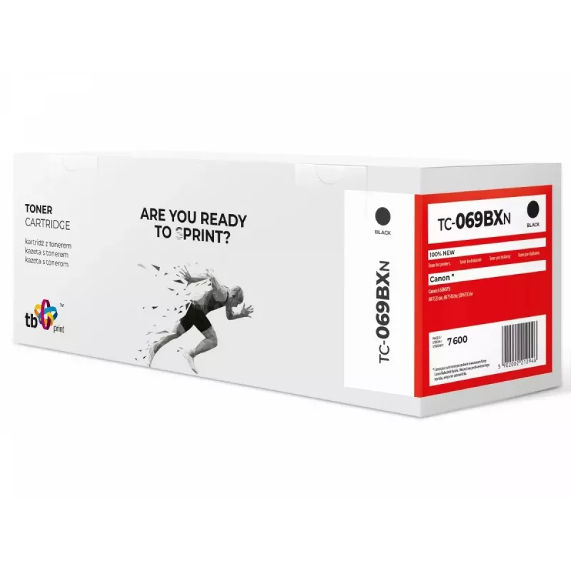 Toner voor Canon MF752 TC-069BXN BK 100% nieuw