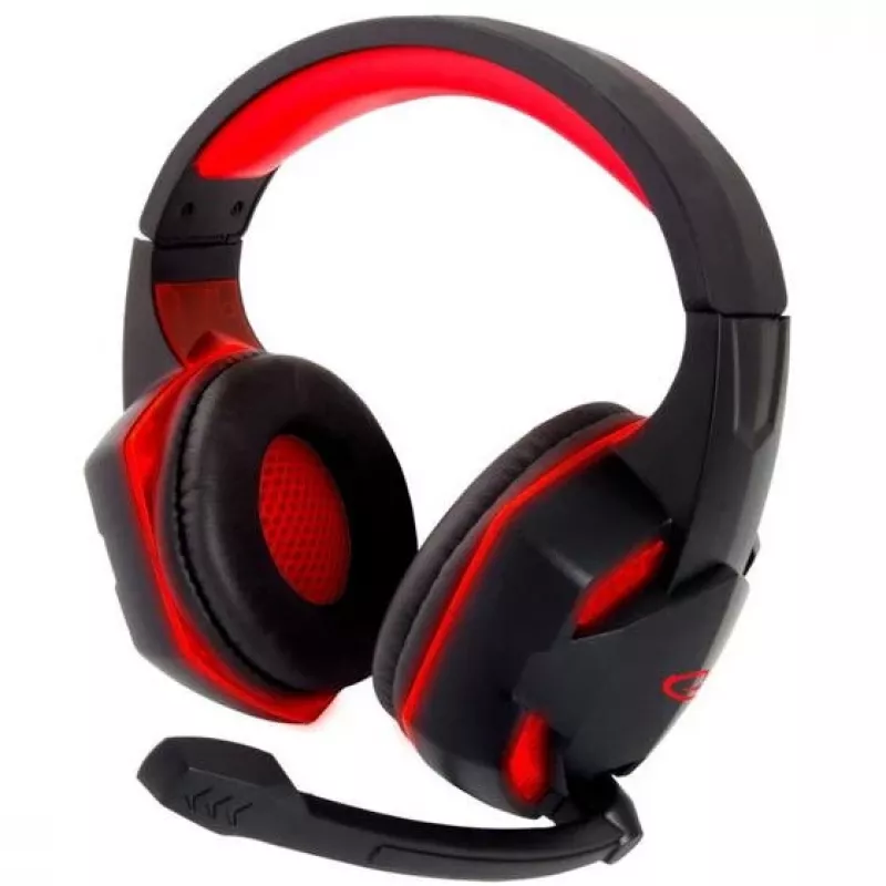 Gaming-headset ESPERANZA BLACKBIRD, microfoon, USB/3,5 mm jack, zwart/rood