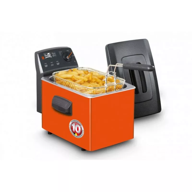 Fritel Turbo SF friteuse, 3 L, oranje