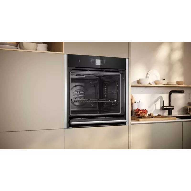 Neff B64CT73N0 Oven 71 L zwart, RVS