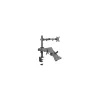 ART L-24 bureausteun voor 13-32" LED/LCD-monitor + 10-15,6" notebook, VESA 75x75/100x100, zwart