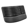 Logitech Wave Keys Office RF draadloos + Bluetooth QWERTY Deens Fins Noors Zweeds grafiet