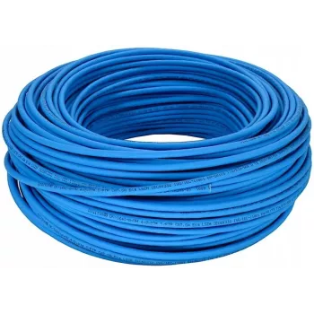 DIGITUS DK-1641-A-VH-1 Cat. 6A S/FTP installatiekabel, AWG 23/1 draad, LSZH, Eca, 100 m, blauw (RAL 5012)