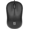 Bedrade optische muis DEFENDER PATCH MS-759 USB Type-A, dubbelhandig, 1000 DPI, zwart