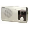 Draagbare Eltra EWA zilver radio — AM/FM-ontvanger, batterijgevoed