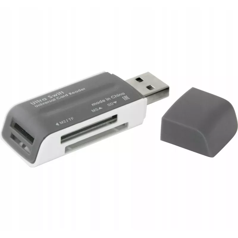 Kaartlezer DEFENDER ULTRA SWIFT USB 2.0 model 83260 – compatibel met SD- en microSD-kaarten