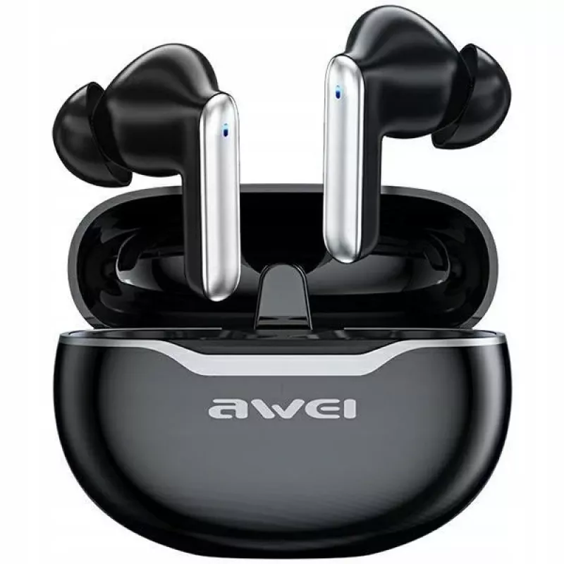 Awei koptelefoon Bluetooth 5.3 T50 TWS oplaadcase /zwart