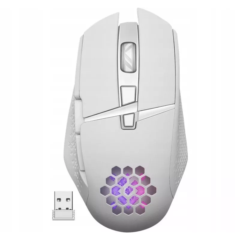Defender GLORY GM-514 gamingmuis, voor rechtshandigen, RF, draadloos, optisch, 3200