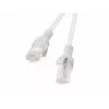 Netwerkkabel LANBERG Cat6 RJ-45 naar RJ-45, soepel koper, U/UTP, 1,5 m, wit