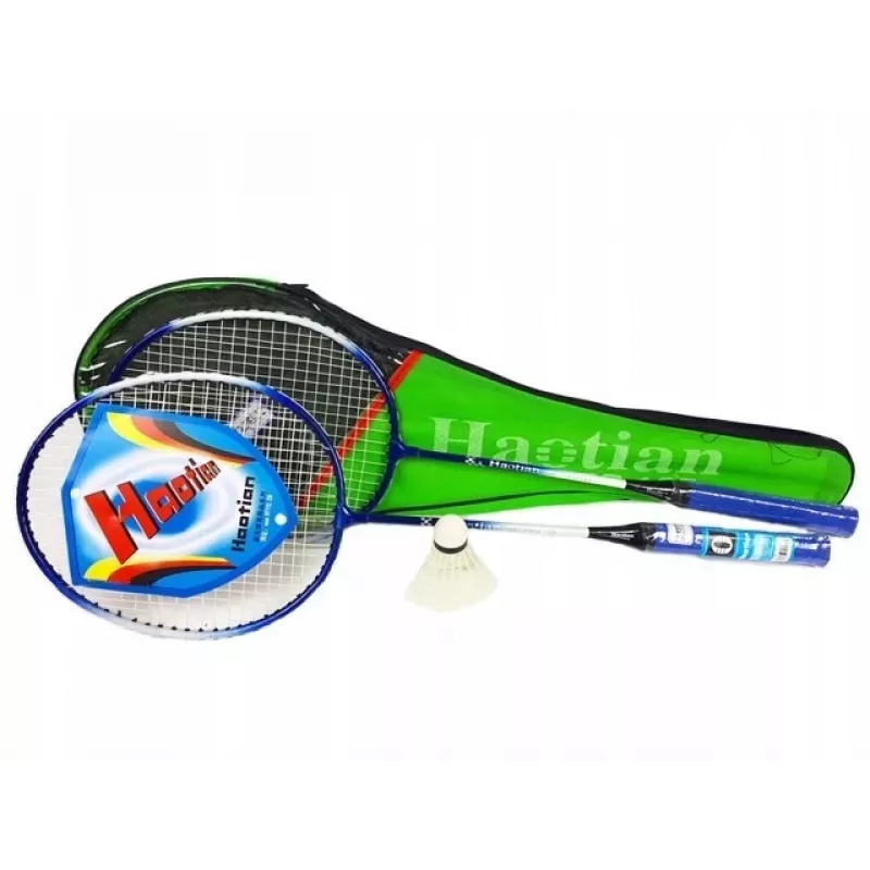 Badmintonset Madej 000800 met rackets en shuttles