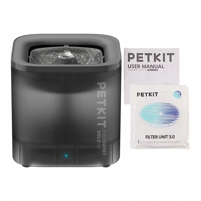 Drinkfontein/drinkbak voor honden en katten PetKit Eversweet SOLO SE (donkergrijs)