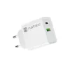 Netvoedingssnellader NATEC RIBERA 12V 20W USB-C PD 3.0 + USB-A Samsung AFC wit