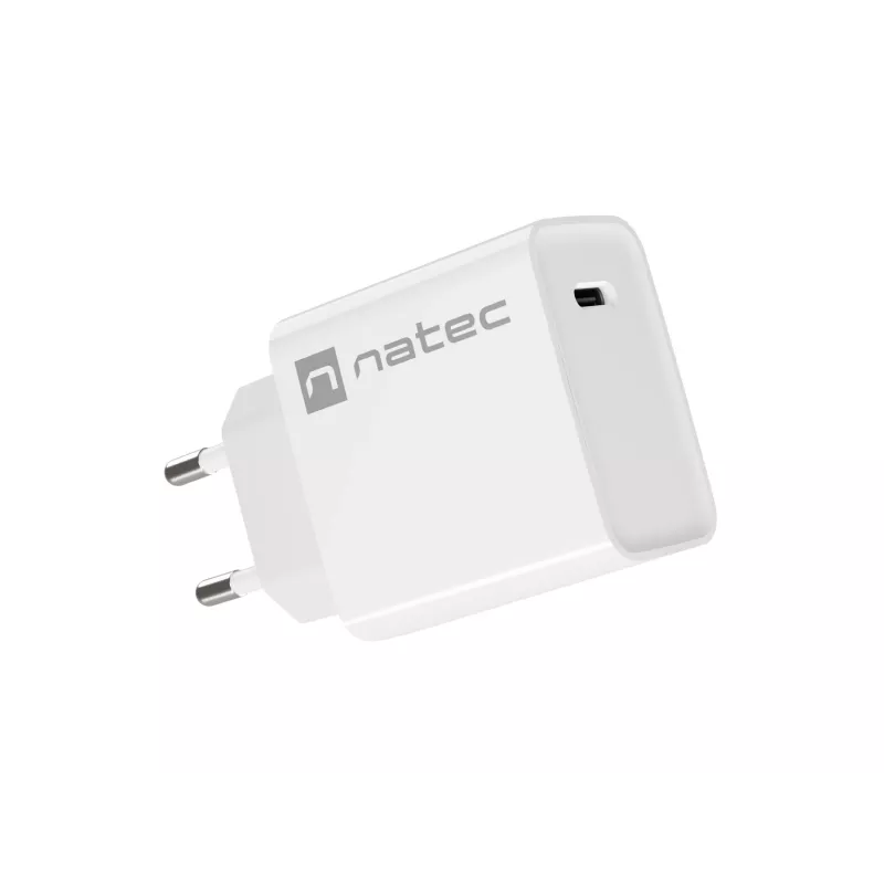 Indoor USB-C snellader NATEC RIBERA 12V 20W Quick Charge 3.0 wit