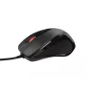 Bekabelde optische muis NATEC NMY-2047 USB Type-A, 4000 DPI, 6 knoppen, rechtshandig, achtergrondverlichting