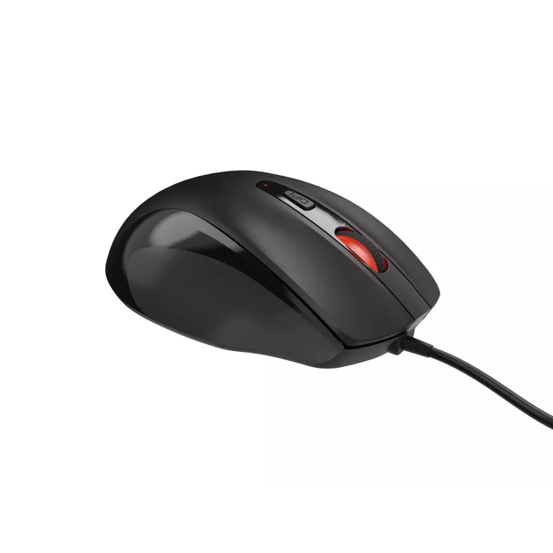 Bekabelde optische muis NATEC NMY-2047 USB Type-A, 4000 DPI, 6 knoppen, rechtshandig, achtergrondverlichting