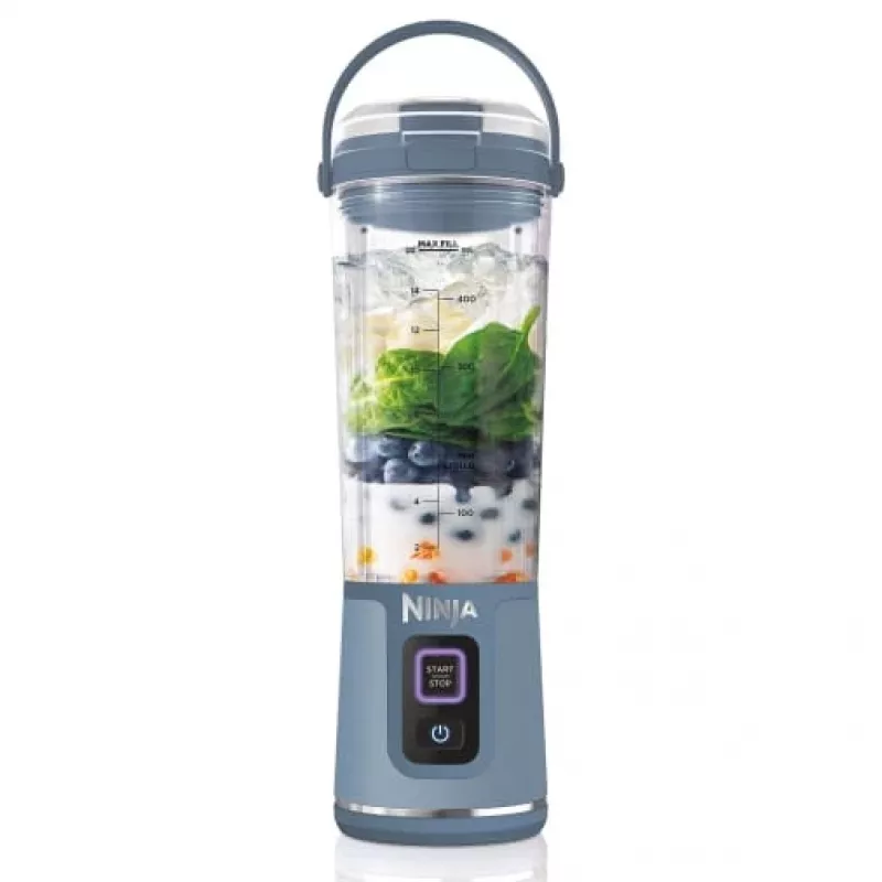 Sportmixer Ninja BC151EUBK — 0,53-L-beker, 14,4 W, accu, Ice-Crush, zwart