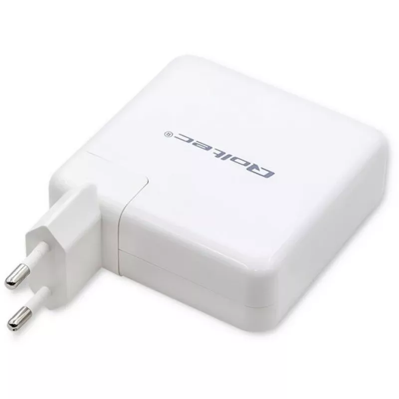 Qoltec GaN-oplader FAST 108W | 5-20V | 3-4.7A | USB C | wit