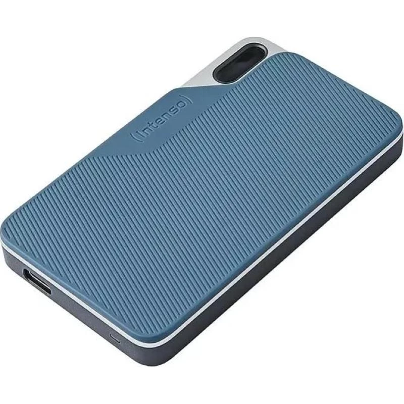Draagbare SSD Intenso TX100, 500 GB, USB 3.2, antraciet/blauw