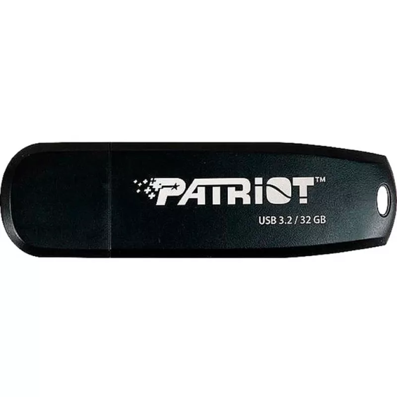 USB-flashdrive PATRIOT 32 GB USB Type-A 3.2 Gen 1 zwart, 80 MB/s, sleutelhanger