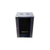 Wandkast Extralink Rackmount cabinet 15U 600x450 zwart met slot en rackrails