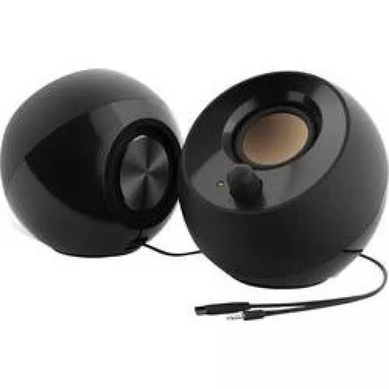 Creative Pebble 2.0 desktop stereoluidsprekers, zwart