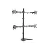 Monitorbeugel LogiLink BP0046 81,3 cm (32 inch) tafel roestvrij staal
