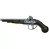 Metalen piratenpistool speelgoed Pulio model 15541/0 met realistisch design