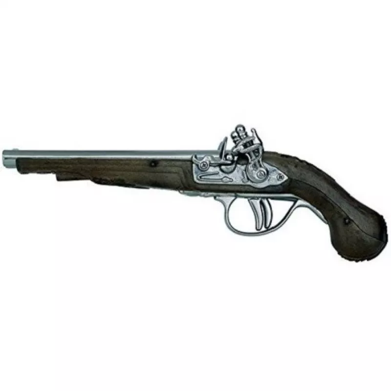 Metalen piratenpistool speelgoed Pulio model 15541/0 met realistisch design