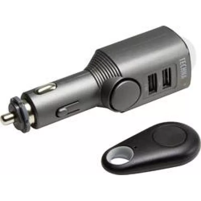 Mobiel oplaadapparaat Technaxx 4743 Universeel Zwart Sigarettenaansteker Auto