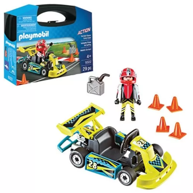 Speelfiguur PLAYMOBIL Go-Kart Racer opbergkoffer