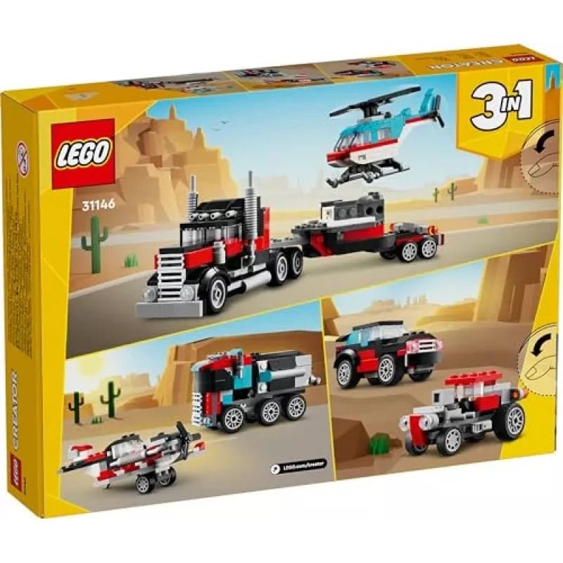 LEGO Creator 3-in-1 31146 Dieplader met helikopter