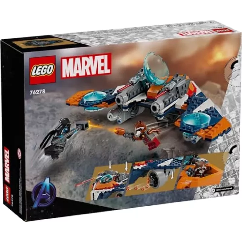 Constructiespeelgoed LEGO Marvel Super Heroes Rocket ruimteschip 76278 – Rocket en Ronan set