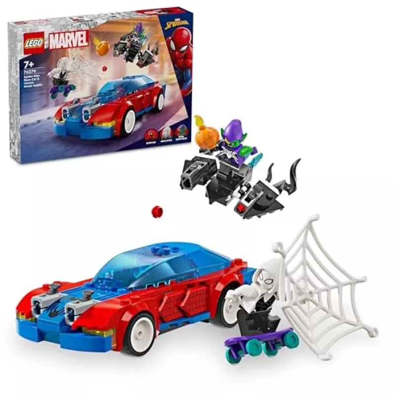 LEGO Marvel 76279 Spider-Man racewagen & Venom Green Goblin bouwspelset