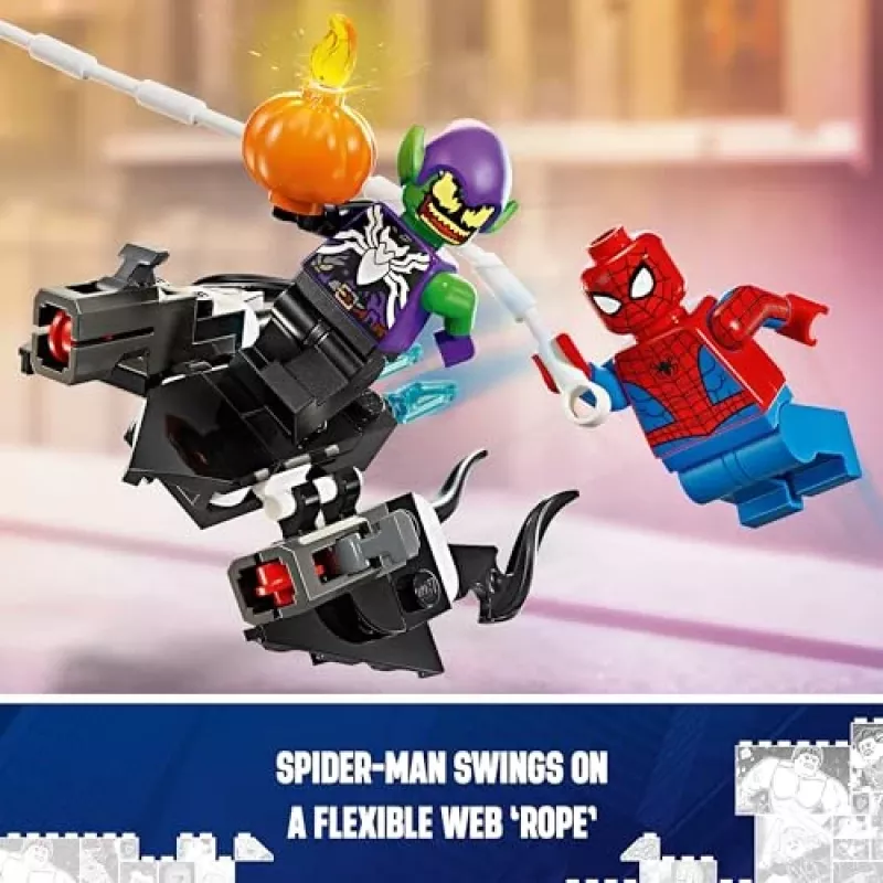 LEGO Marvel 76279 Spider-Man racewagen & Venom Green Goblin bouwspelset