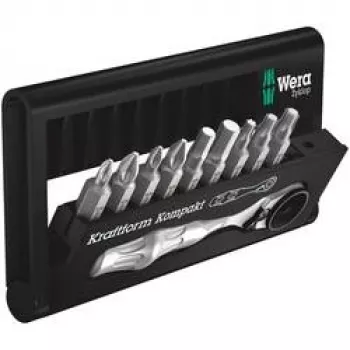 Wera Bit-Check 10 Zyklop Mini BiTorsion 1 set 10-delige 7,6 x 2,5 x 12,7 cm