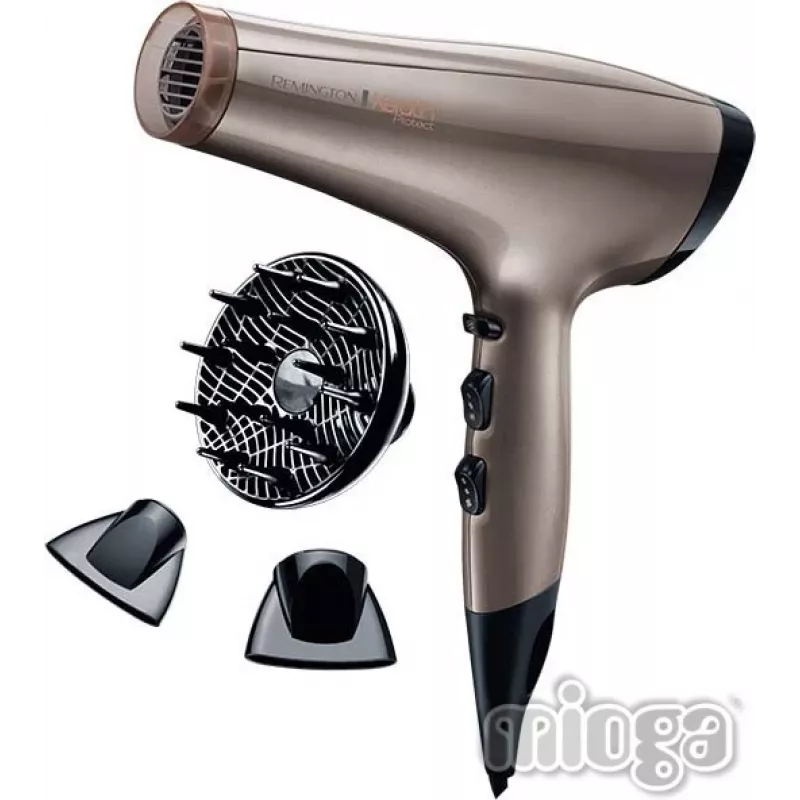 Haardroger met 2200 W vermogen van Keratin Protect - Channel AC 8002, 1 stuks