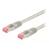 Wentronic Goobay CAT 6 patchkabel, S/FTP (PiMF), grijs, 10 m - LSZH halogeenvrij, koper (50891)