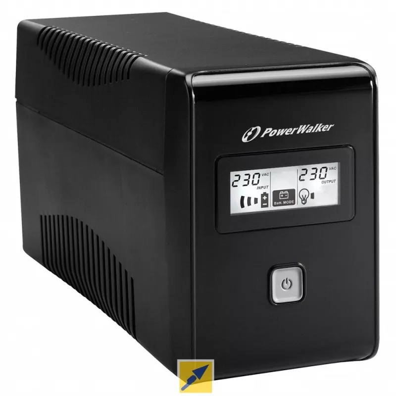 PowerWalker VI 850 LCD noodstroomvoorziening (UPS) line-interactive 0,85 kVA 480 W
