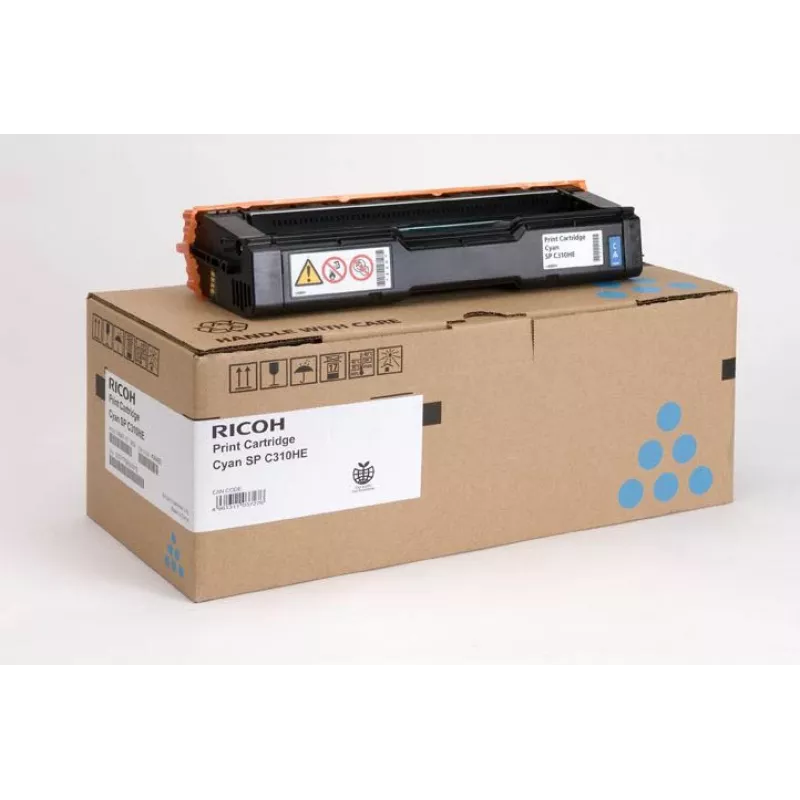 Ricoh SP C310HE tonercartridge 1 st. origineel cyaan