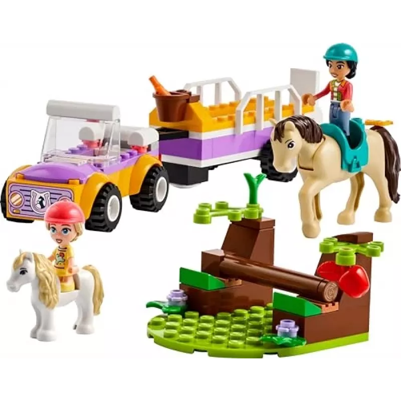 LEGO Friends paarden- en ponyaanhanger dierenspeelgoedset 42634