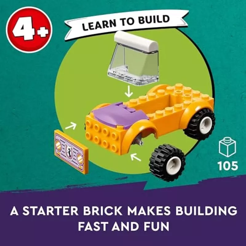 LEGO Friends paarden- en ponyaanhanger dierenspeelgoedset 42634