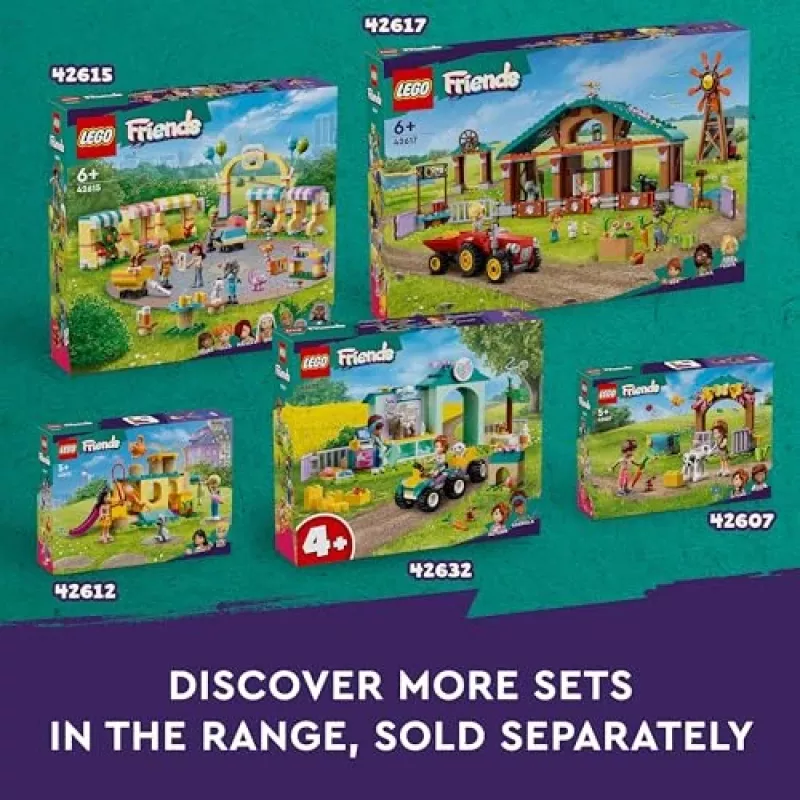LEGO Friends paarden- en ponyaanhanger dierenspeelgoedset 42634