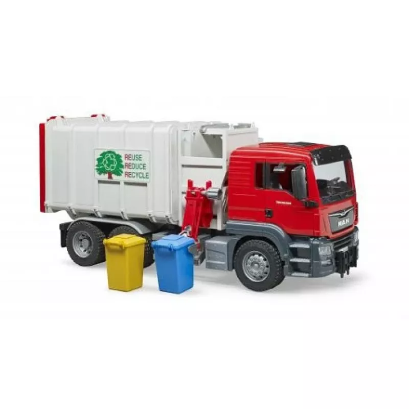 Bruder Man zijlader vuilniswagen 2-4 - leeftijd 5-7