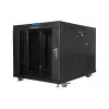 Vrijstaande kast Lanberg FF01-8015-12BL 15U zwart 800 kg