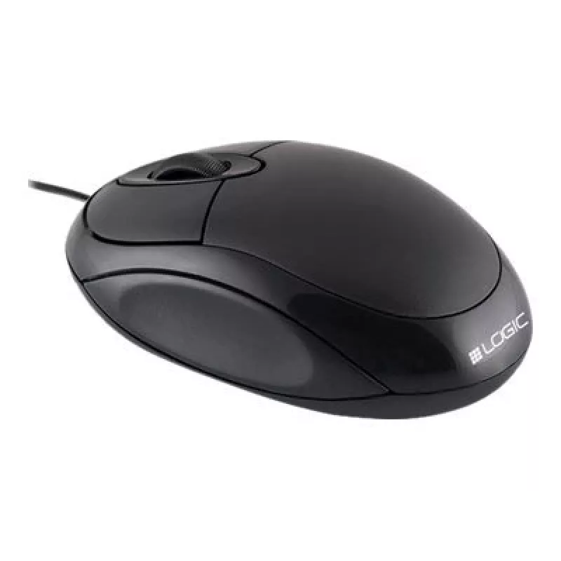 Logic Lm-11 - muis - optisch - bedraad - USB - zwart