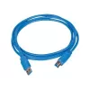 Gembird - USB-kabel - USB Type-A (M) naar USB Type-B (M) - USB 3.0 - 1,8 m - moulded - blauw
