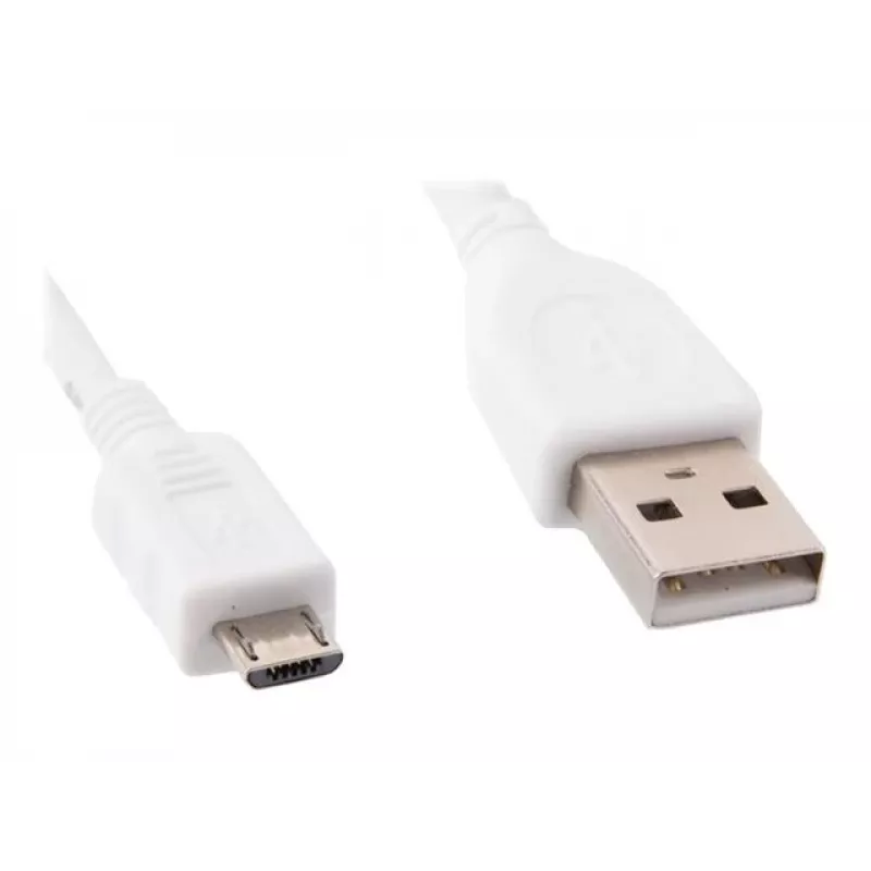 Gembird Cablexpert - USB-kabel - Micro-USB Type-B (M) naar USB (M) - 1 m - gegoten - wit (CCP-MUSB2-AMBM-W-1M)
