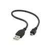 Gembird USB 2.0 A naar mini-USB-M-stekker kabel 0,3 m grijs
